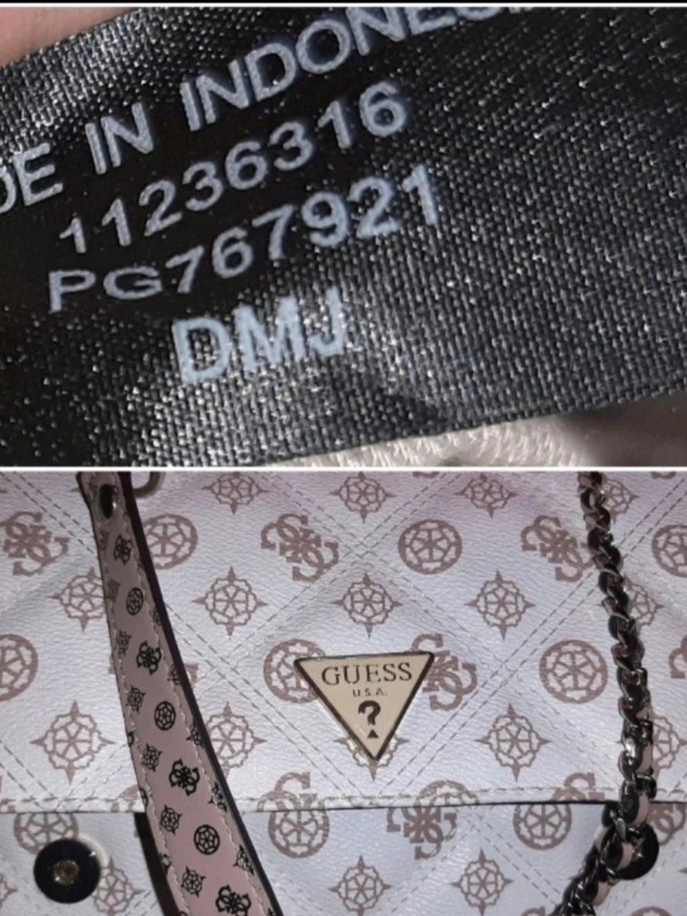 GUESS PG767921 Cessily Mocha Convertible Crossbody Bag EUC - Picture 3 of 16